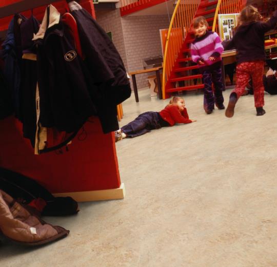 Marmoleum-Acoustic-33038-Caribbean-installáció